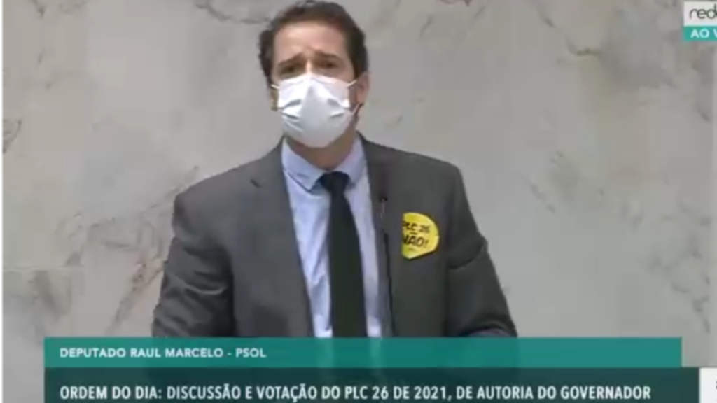 Após muita luta, bancada do PSOL na Alesp conseguiu obstruir votação do PLC 26/21 de Doria Imagem Instantanea 1024x576