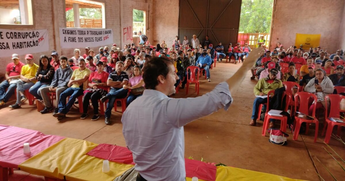 Raul Marcelo defende reforma agrária na região de Presidente Prudente