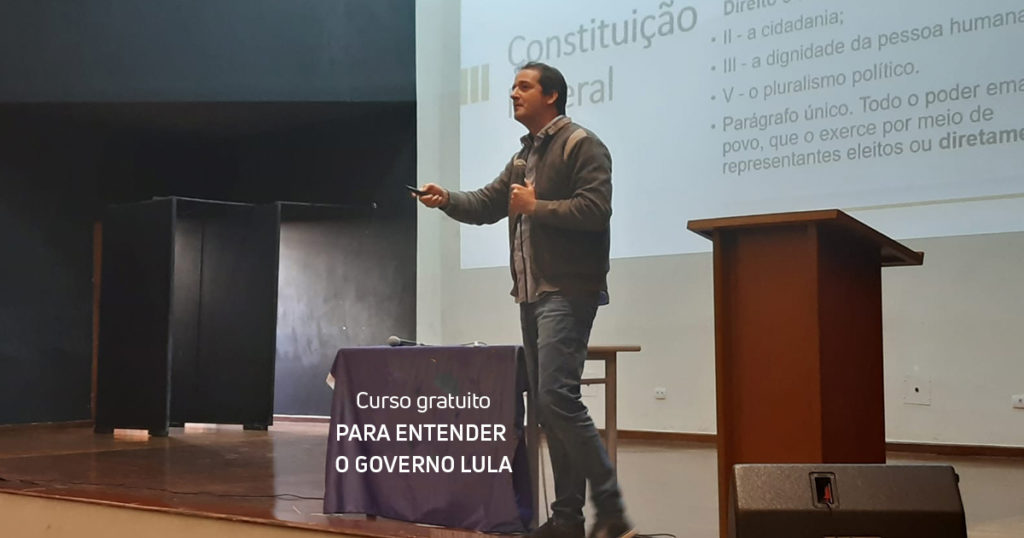 Raul Marcelo organiza curso gratuito "Para Entender o Governo Lula" em quatro encontros em Sorocaba; veja como se inscrever 65564tyryttryty 1024x538