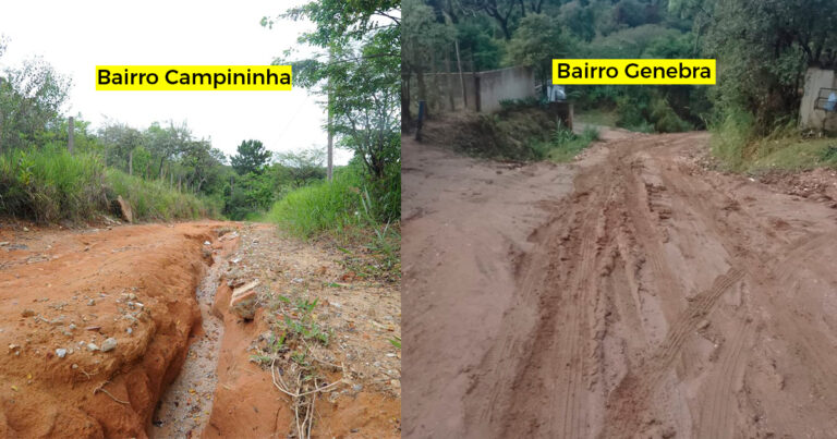 Raul Marcelo pede à Prefeitura de Sorocaba manutenção das estradas de terra do bairro Campininha e da Querência (bairro Genebra)