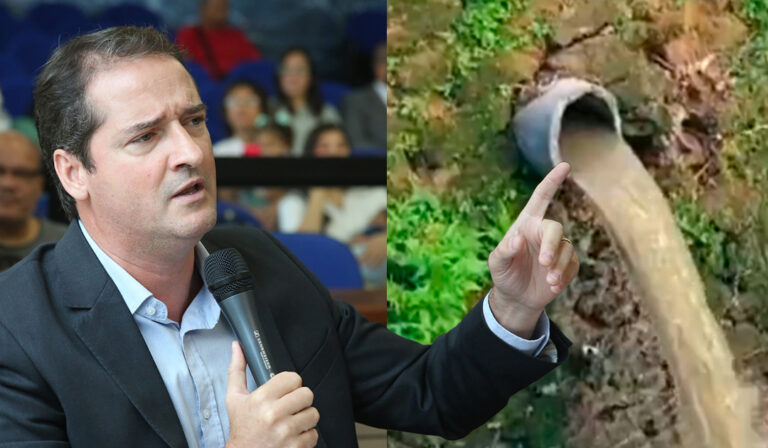 Raul Marcelo denuncia no MP contratos do Saae sem licitação que somam mais de R$ 200 milhões, enquanto o esgoto segue sendo despejado no Rio Sorocaba e em córregos da cidade